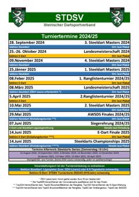 STDSV Turniertermine 2024/2025